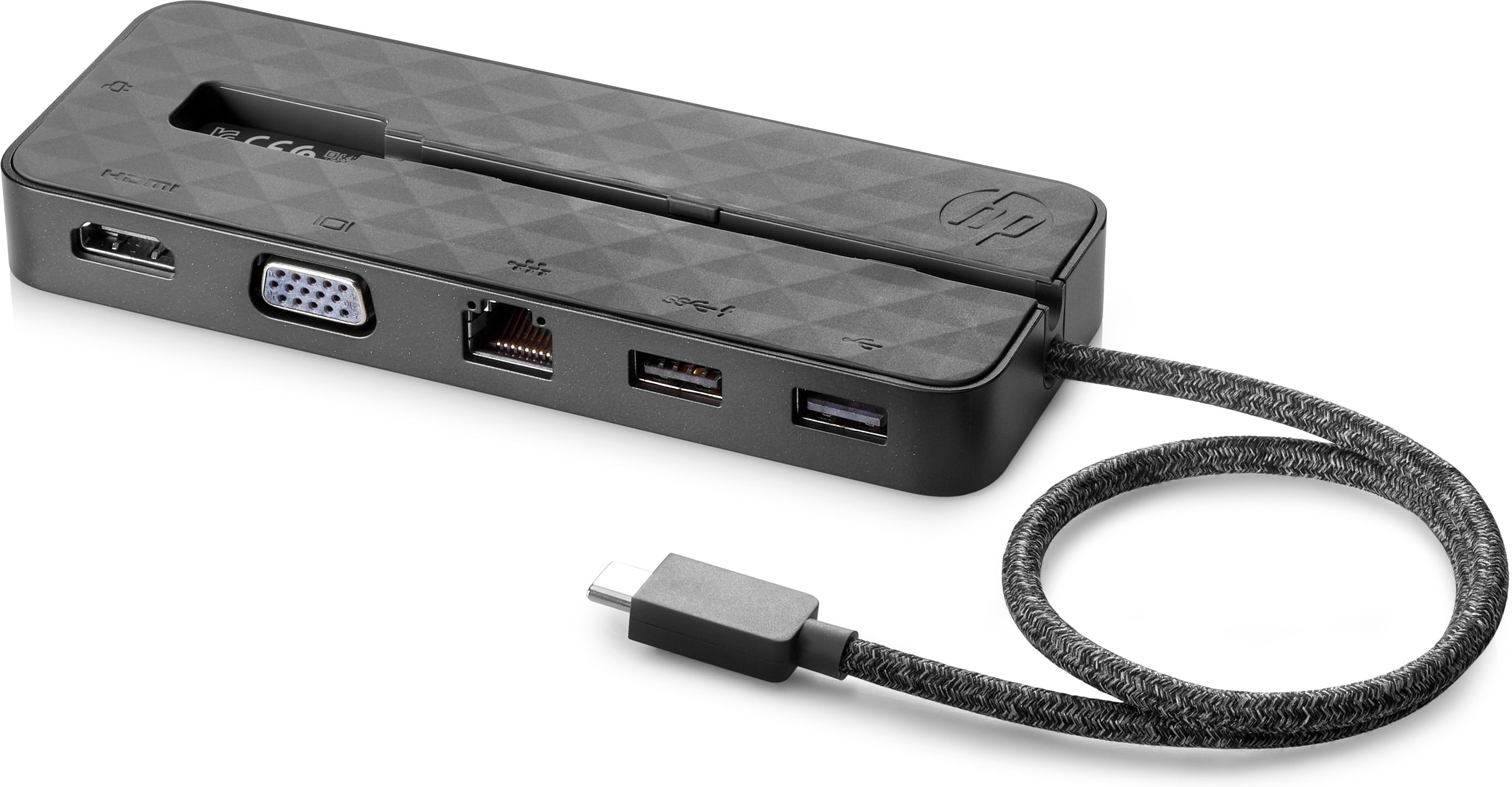 Mini Docking Station Hp 1Pm64Aa - Usb O Usb-C Negro