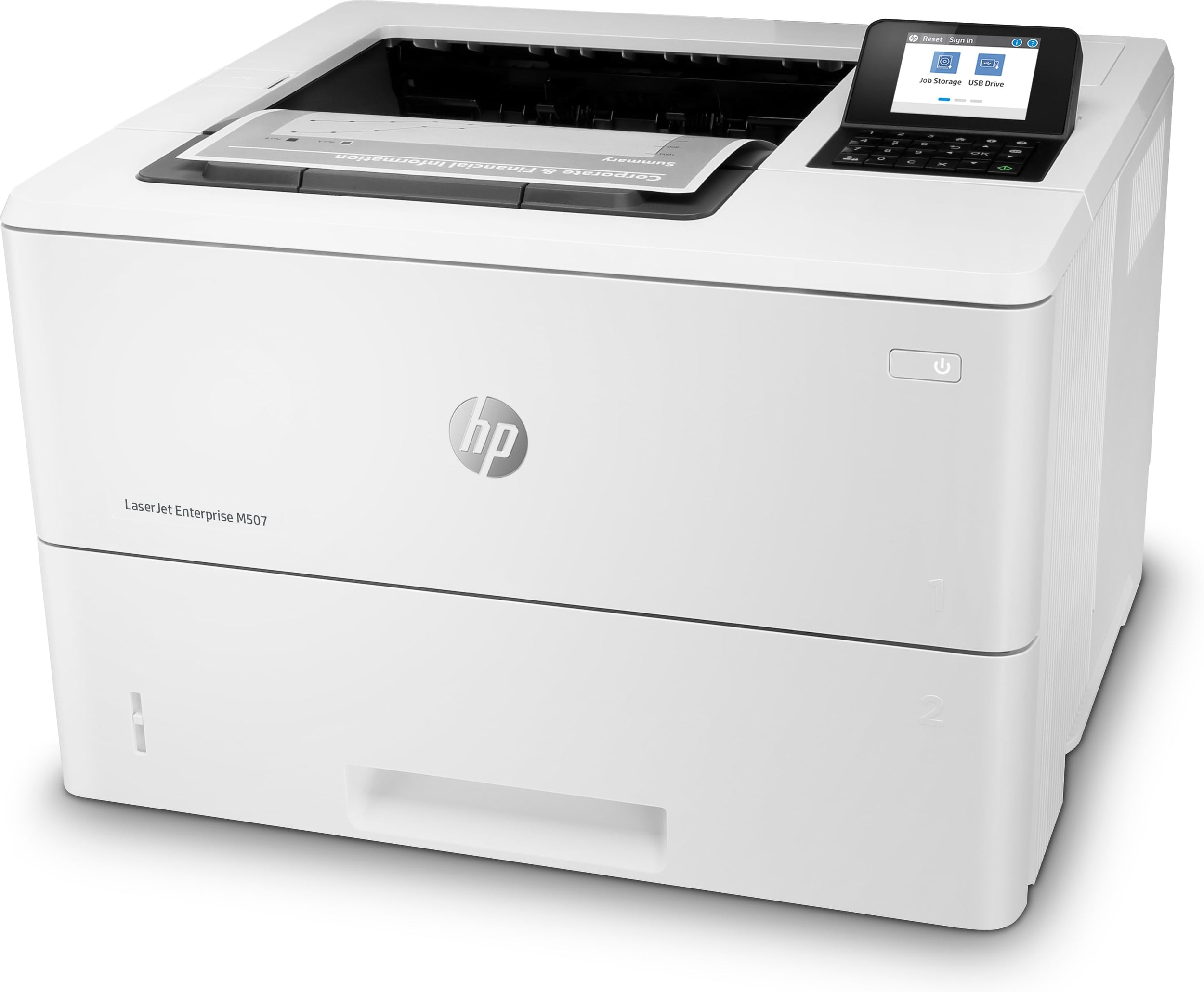 Impresora Hp Ops Enterprise M507Dn, 52 Ppm, Laserjet, Duplex, Usb, Ethernet, Monocromatica