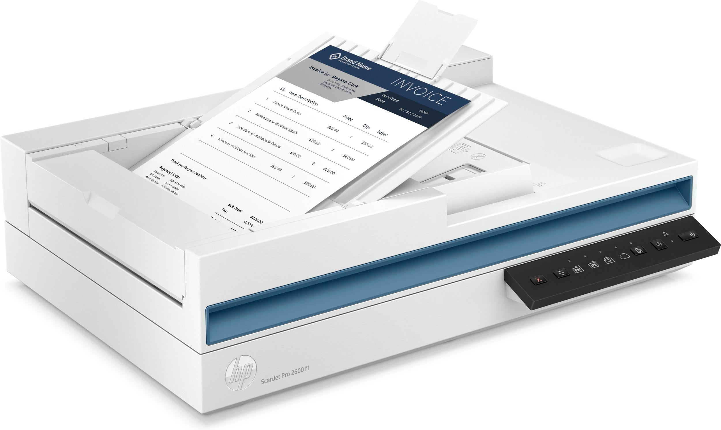 Scanner Ops Hp Pro 2600 F1, 25 Ppm/50 Ipm, Adf, Usb, Duplex.