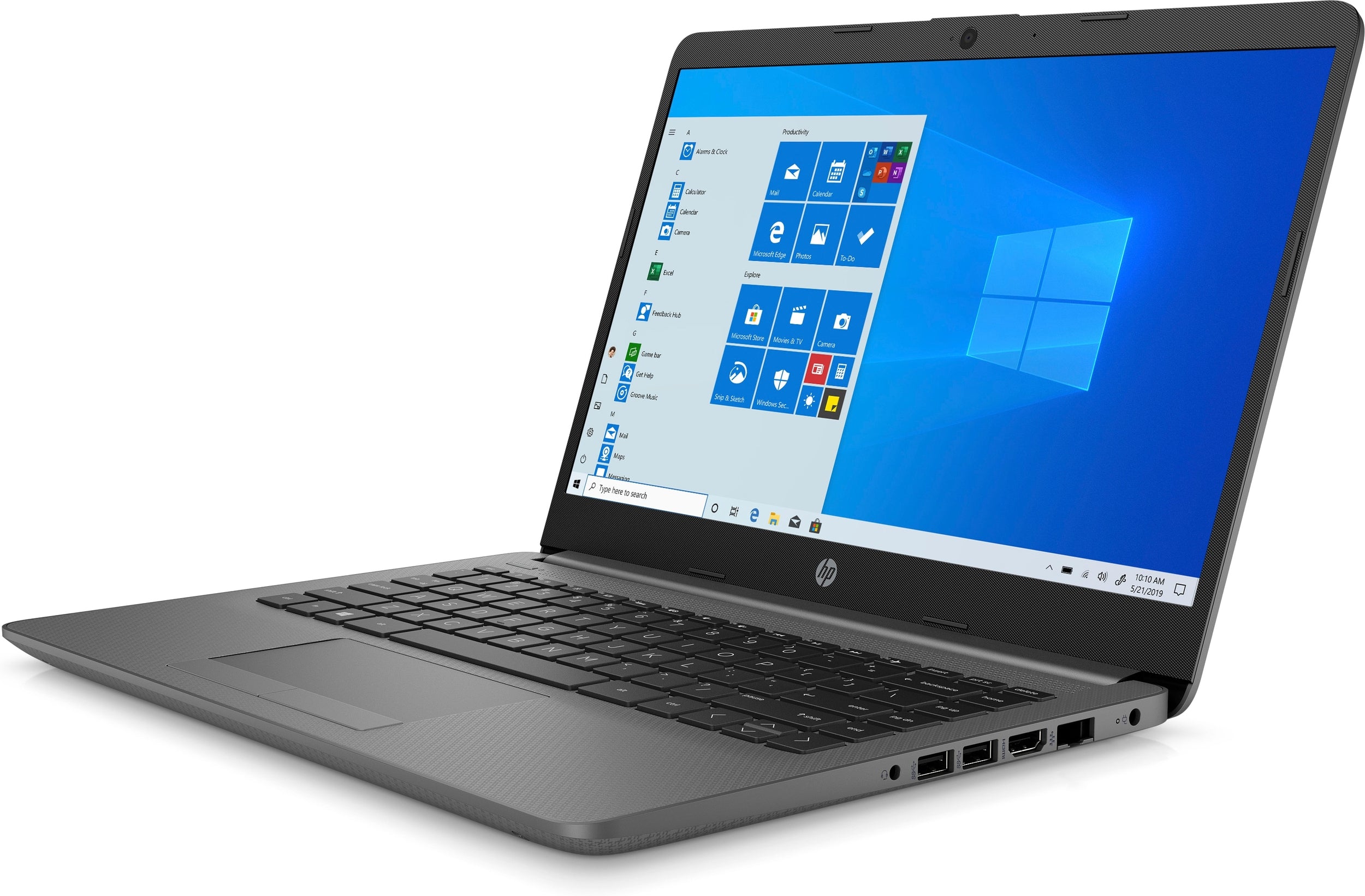 Laptop Hp 14-Dk1015La Pulgadas Amd Athlon Silver 3050U Gb 256Gb Ssd Windows Home