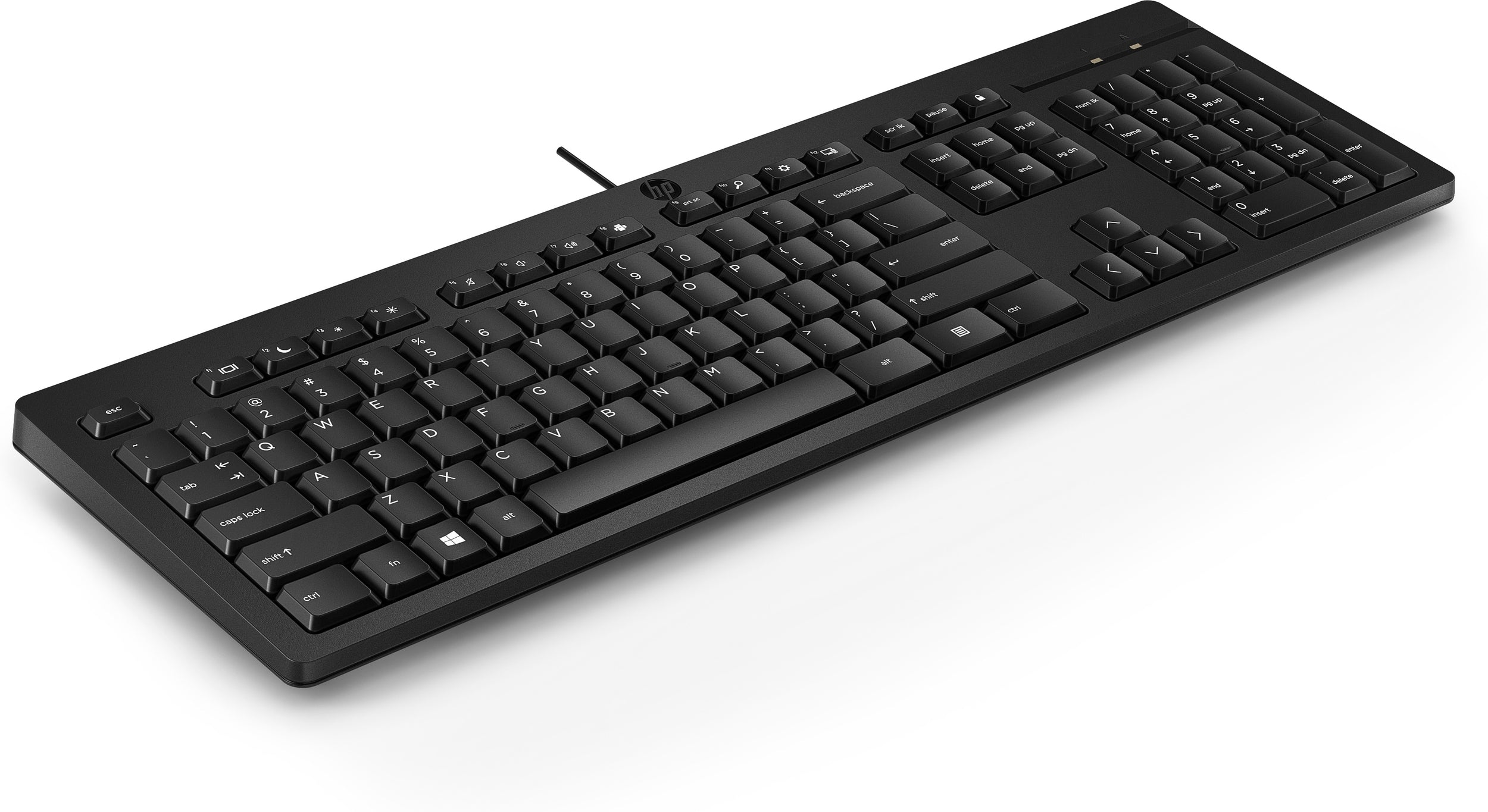 Teclado Alambrico Hp 25 Qwerty Espa Negro Usb