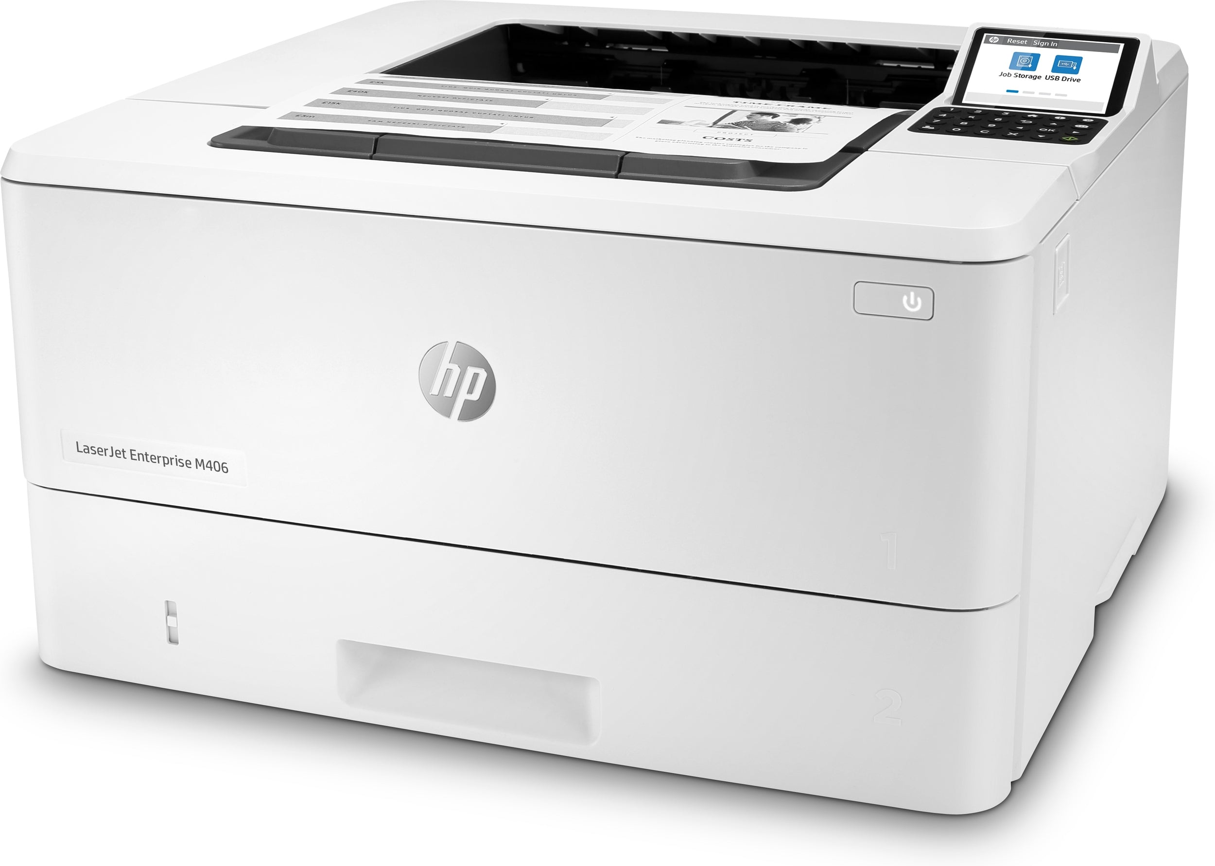 Impresora Hp Ops Enterprise M406Dn, 42 Ppm, Laserjet, Usb, Ethernet, Monocromatica