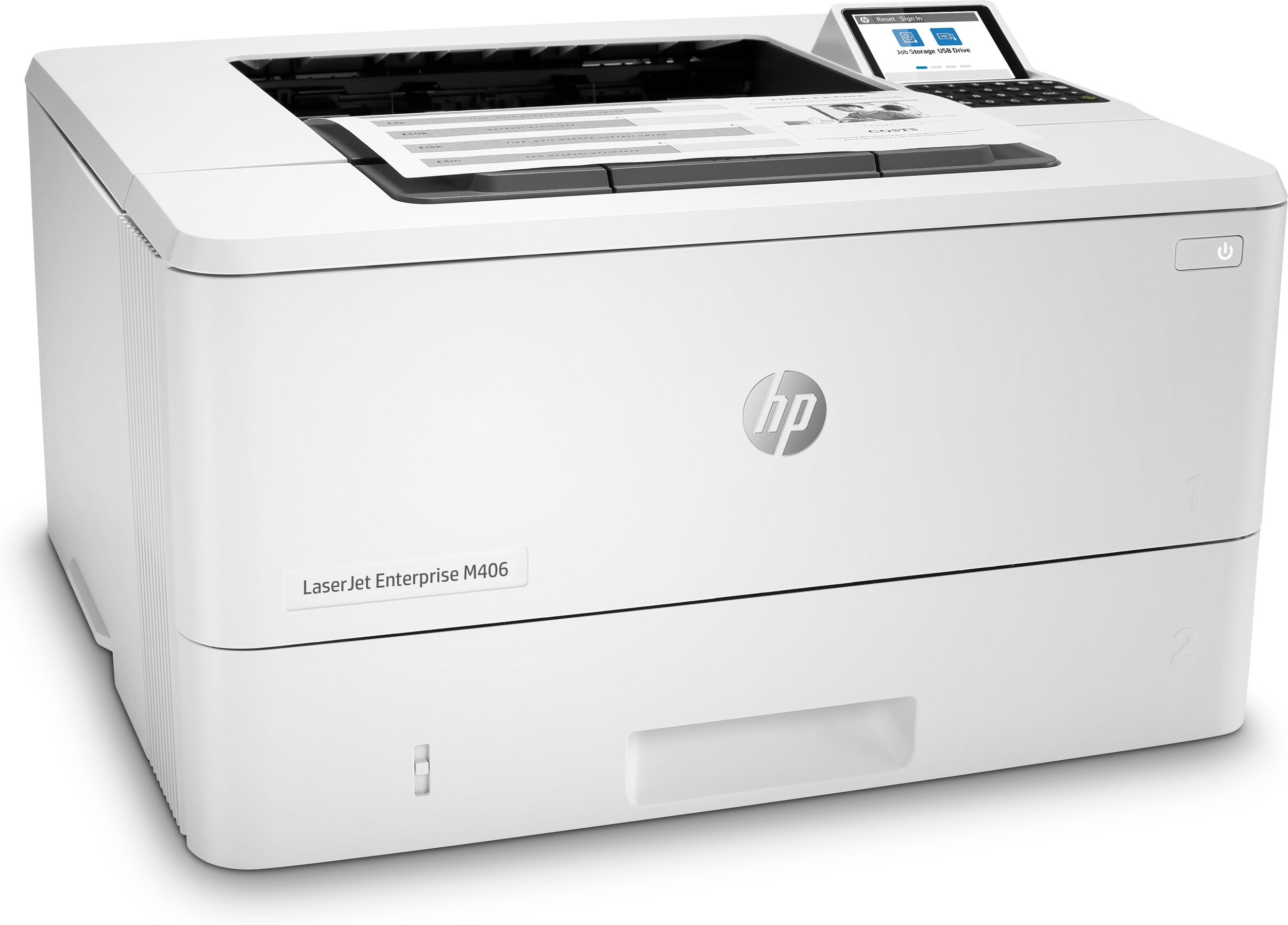 Impresora Hp Ops Enterprise M406Dn, 42 Ppm, Laserjet, Usb, Ethernet, Monocromatica