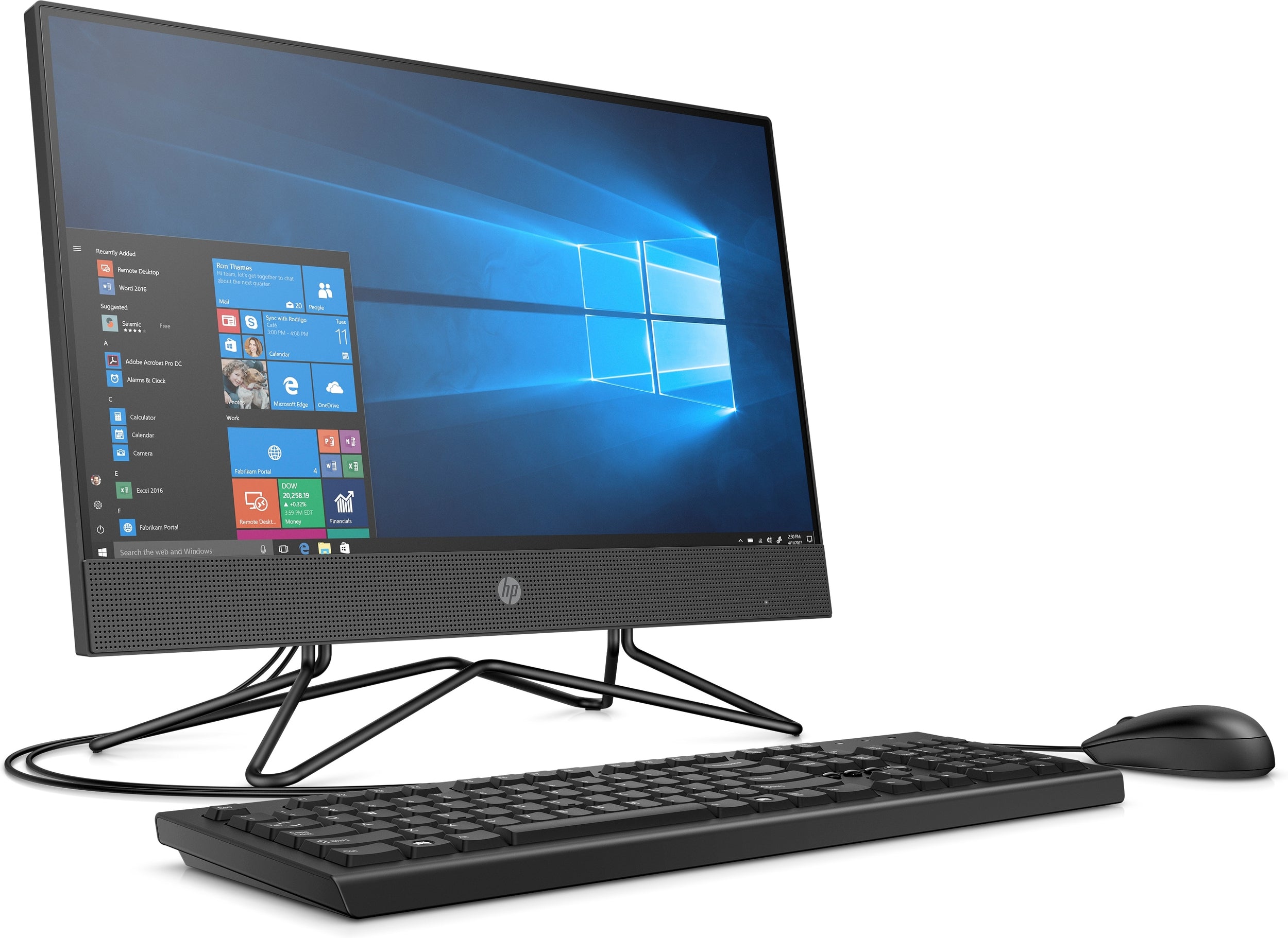 Hp 200 G4 / Aio 21.5 Led Fhd /Core I5-10210U 1.6Ghz 4C 6Mb 15W/ Ram 4Gb1X4Gb Ddr4 2666/ 1Tb Hdd 7200Rpm / No Odd /Wi-Fi, Bt / Win10Pro/ Webcam/ Ps 65W / 1-1-1 Remplaza A 1A481La