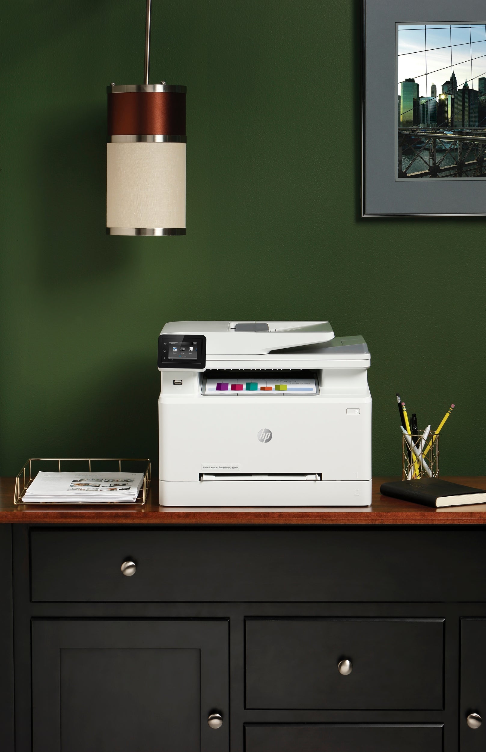 Multifuncional Hps Hp Pro Mfp M283Fdw, 22 Ppm Negro / 22 Ppm Color, Laserjet, Usb, Wifi, Red, Fax, Monocromatica