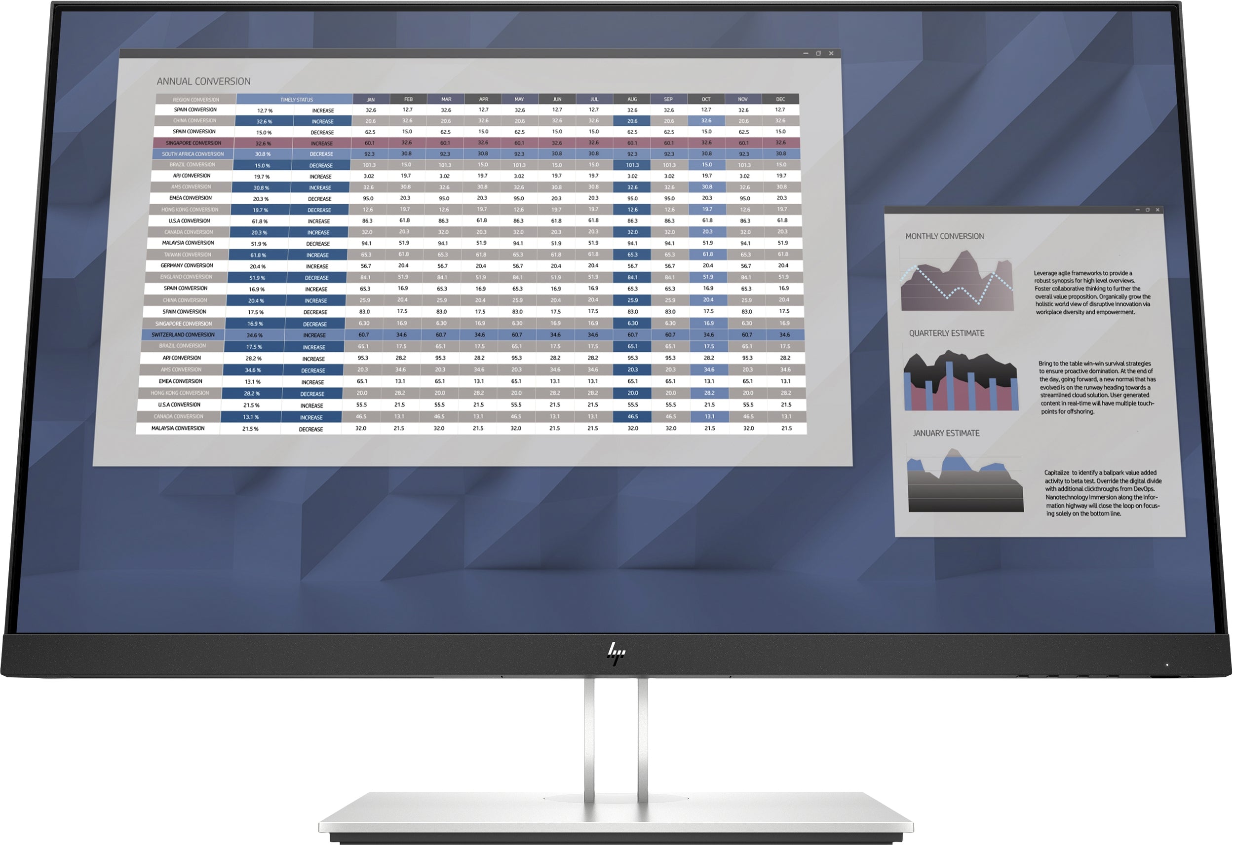 Monitor Hp Elitedisplay Led Ips E27 G4 /27 Pulgadas /Resolucion 1920 X 1080/Vga-Dp-Hdmi-4 Usb-A 3.2 Ports/Vesa 100/3-3-0 Remplaza A E273 1Fh50Aa