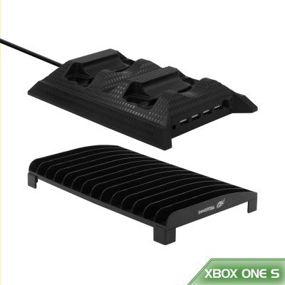 Base Enfriadora Para Xbox Immortal Imgtxb Cargador Dual One Ranura Juegos 4Xusb 180X90X270Mm Año De Garantía
