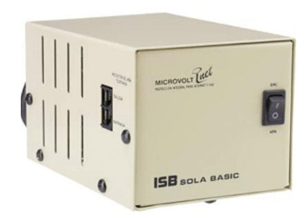 Regulador Industrias Sola Basic Microvolt 1000 Va Negro Hogar Y Oficina 750 W