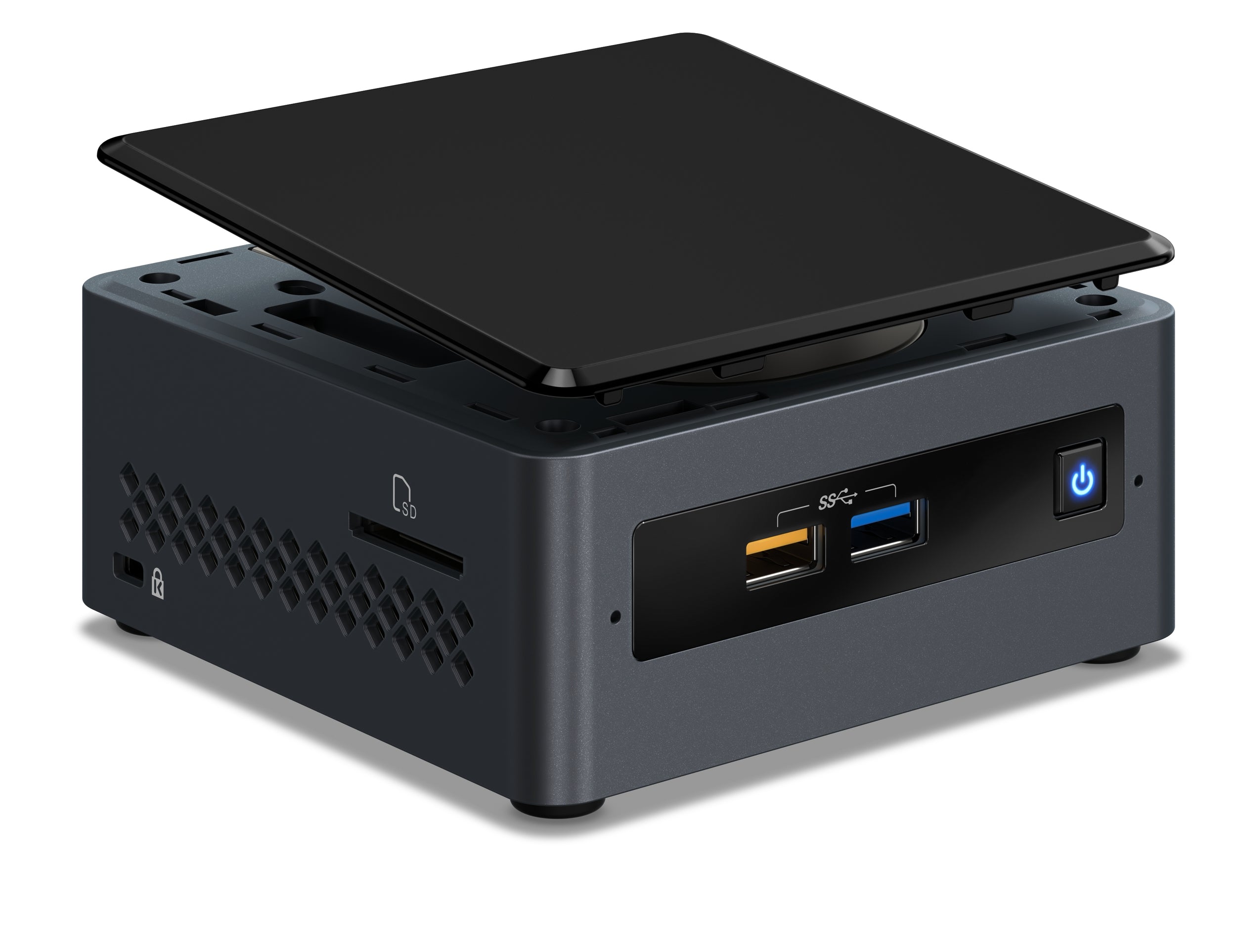 Mini Pc Intel Boxnuc7Pjyhn1 Pentium J5005. Boxnuc7Pjyhn1. Maximo 4Gb De Ram Por Slot Ddr4-2666 (No Incluye Almacenamiento Ni So) Sin Jack 3.5