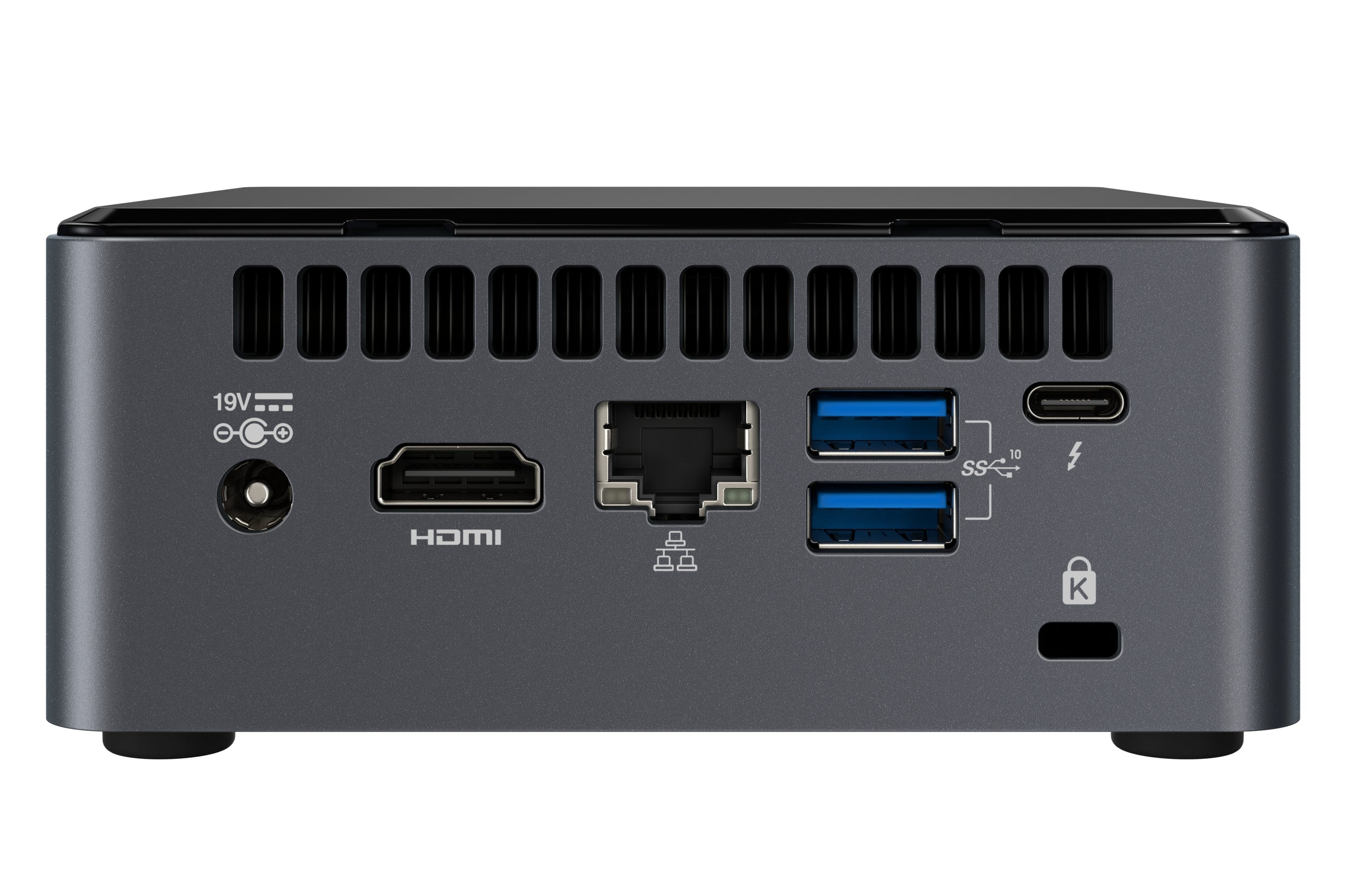 Barebone Intel Bxnuc10I3Fnhn1 Mini Pc Core I3-10110U. Bxnuc10I3Fnhn1. Soporta Memoria Ddr4-2666 1.2V So-Dimm (No Incluye Ram Almacenamiento Ni So) Sin Jack 3.5