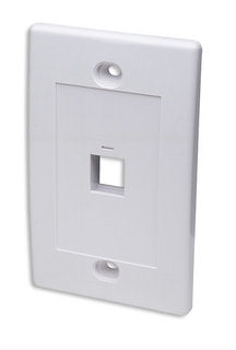 Tapa - Faceplate Intellinet 163286 (Faceplate) Perforacion Color Blanco