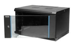 Gabinete De 19 Para Montaje En Pared 6U Intellinet Acero Negro 203906