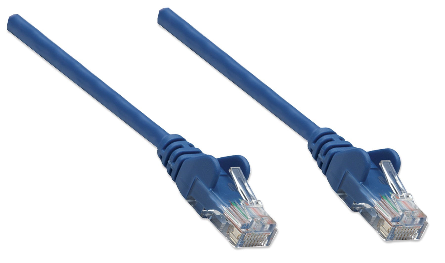 Cable De Red Cat5E Intellinet 318129 Patch 0.5M Utp Azul