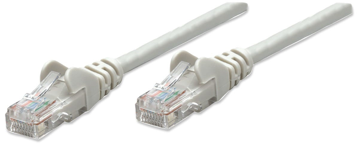 Cable De Red Cat5E Intellinet 318921 M Rj-45 Macho/Macho Gris
