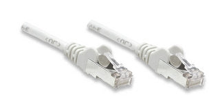 Cable De Red Intellinet 341974 Cat6 Utp 3.0M Color Blanco; Contactos Baño Oro Para Una Mejor Conexión