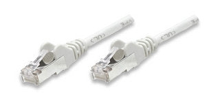 Cable De Red Intellinet 341974 Cat6 Utp 3.0M Color Blanco; Contactos Baño Oro Para Una Mejor Conexión