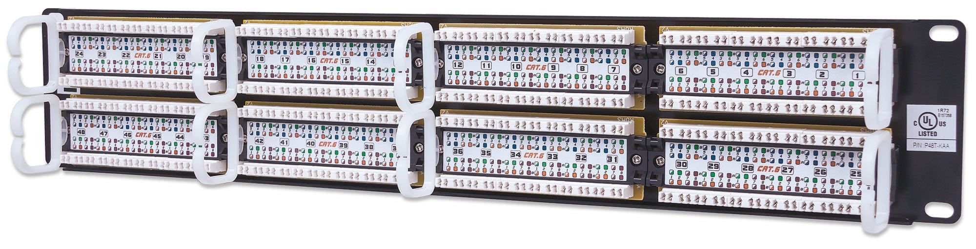 Panel De Parcheo Intellinet 560283 Cat 48 Ptos Niveles.