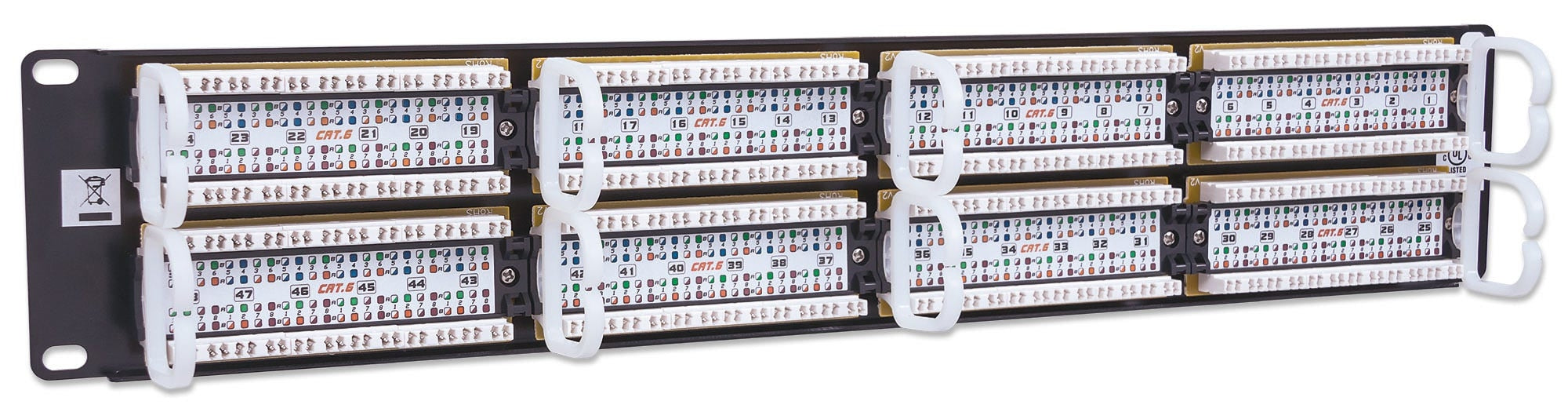 Panel De Parcheo Intellinet 560283 Cat 48 Ptos Niveles.