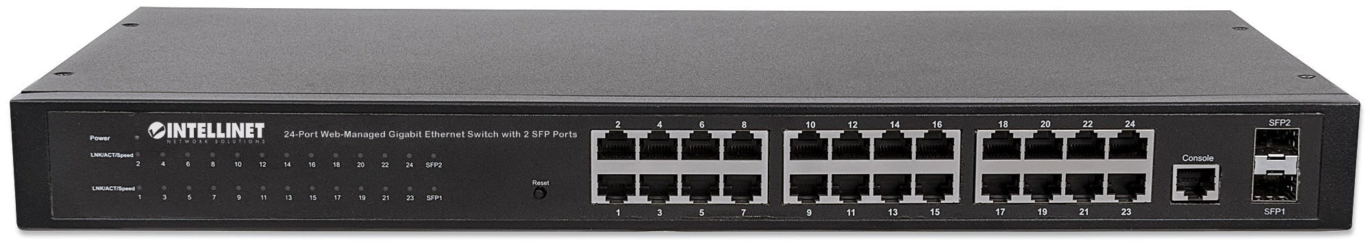 Switch Intellinet Gb 24 Ptos 19 Admin 2 Sfp