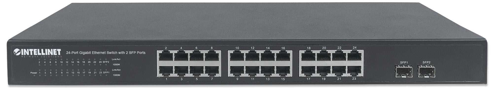 Switch Intellinet Gb 24 Ptos 19 + 2 Sfp 561044