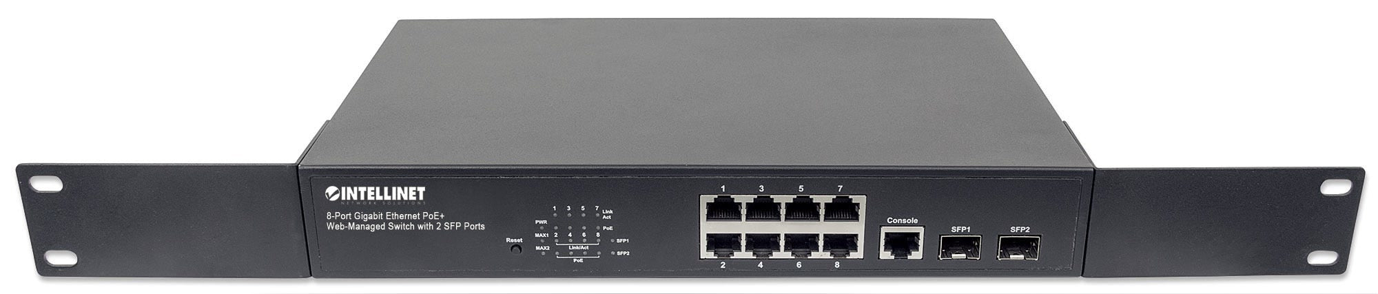 Poe Switch Intellinet Gb 8 Ptos 30W/Pto, 140W, Admin + 2 Sfp 561167