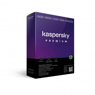 Antivirus Kaspersky Kl1047Z5Efs-22 Premium Dispositivos Año (Total Security)