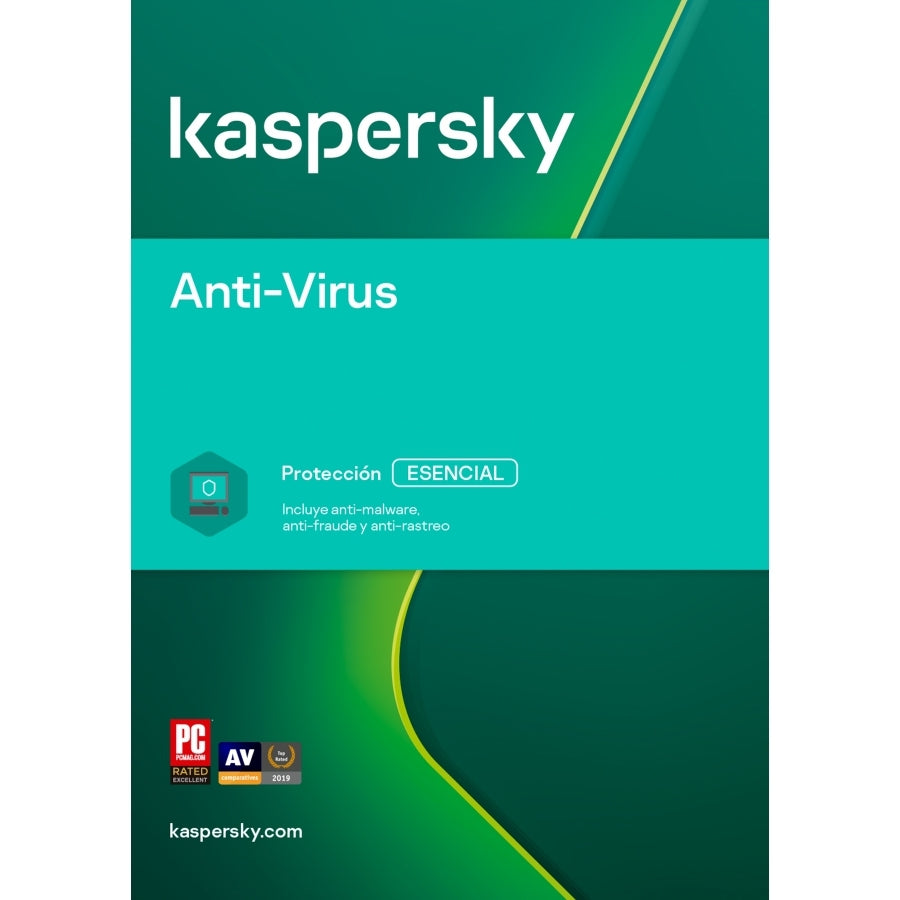 Esd Kaspersky Anti-Virus / 3 Usuarios / 1 Año / Descarga Digital