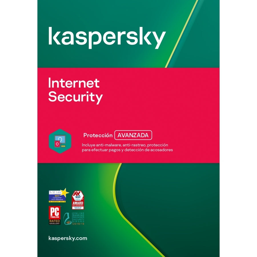 Esd Kaspersky Internet Security / 1 Usuario / Multidispositivo / 1 Año / Descarga Digital
