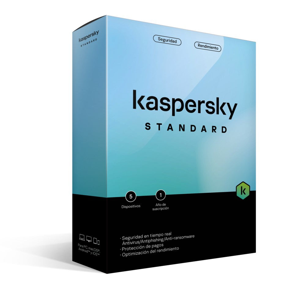 Kaspersky Standard / 5 Dispositivos / 1 Año / Caja