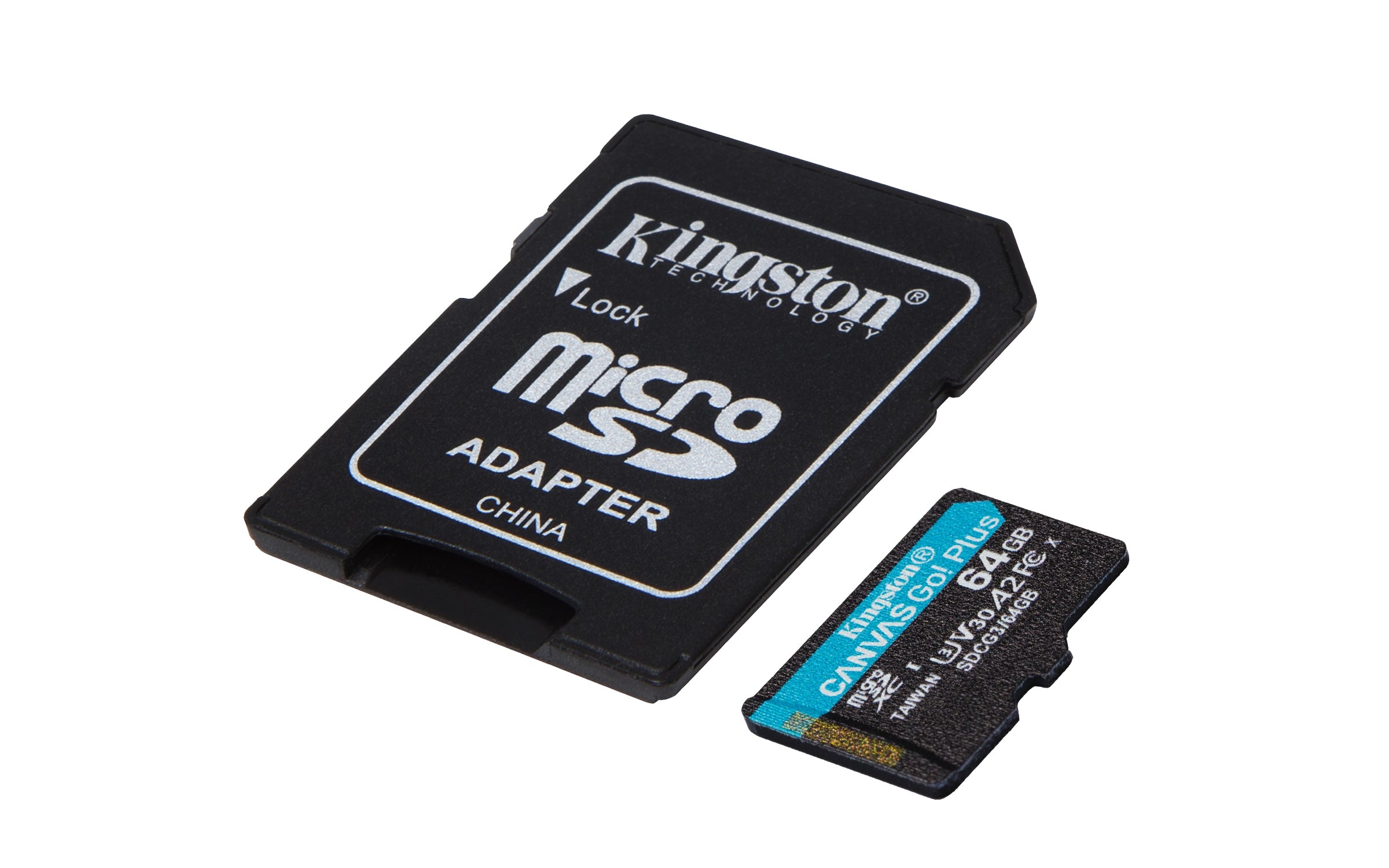 Memoria Kingston Micro Sdxc Canvas Go Plus 64Gb Uhs-I U3 V30 A2 Clase 10 C/Adaptador