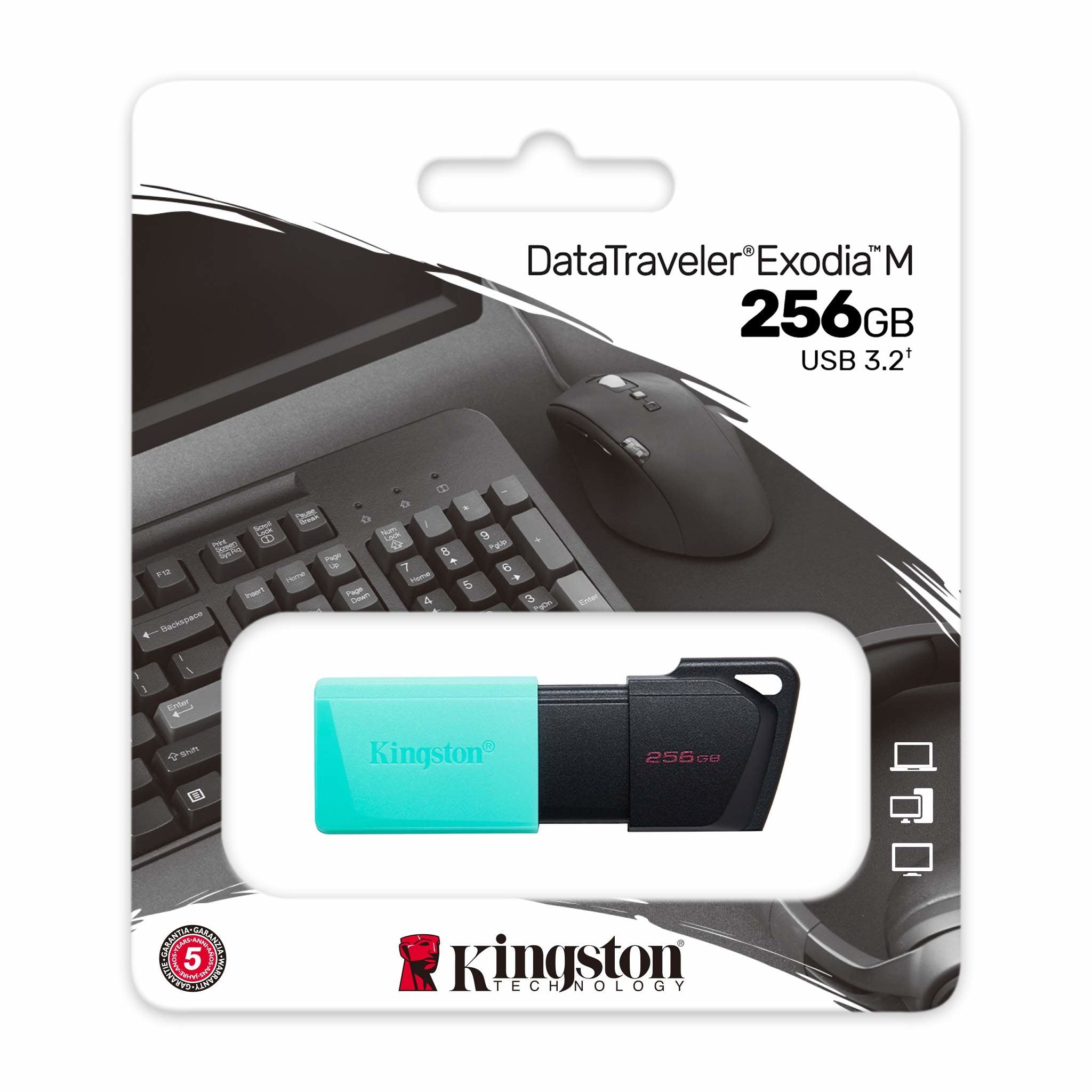 Memoria Usb Kingston Technology Datatraveler Exodia 256Gb 3.2 Gen 1