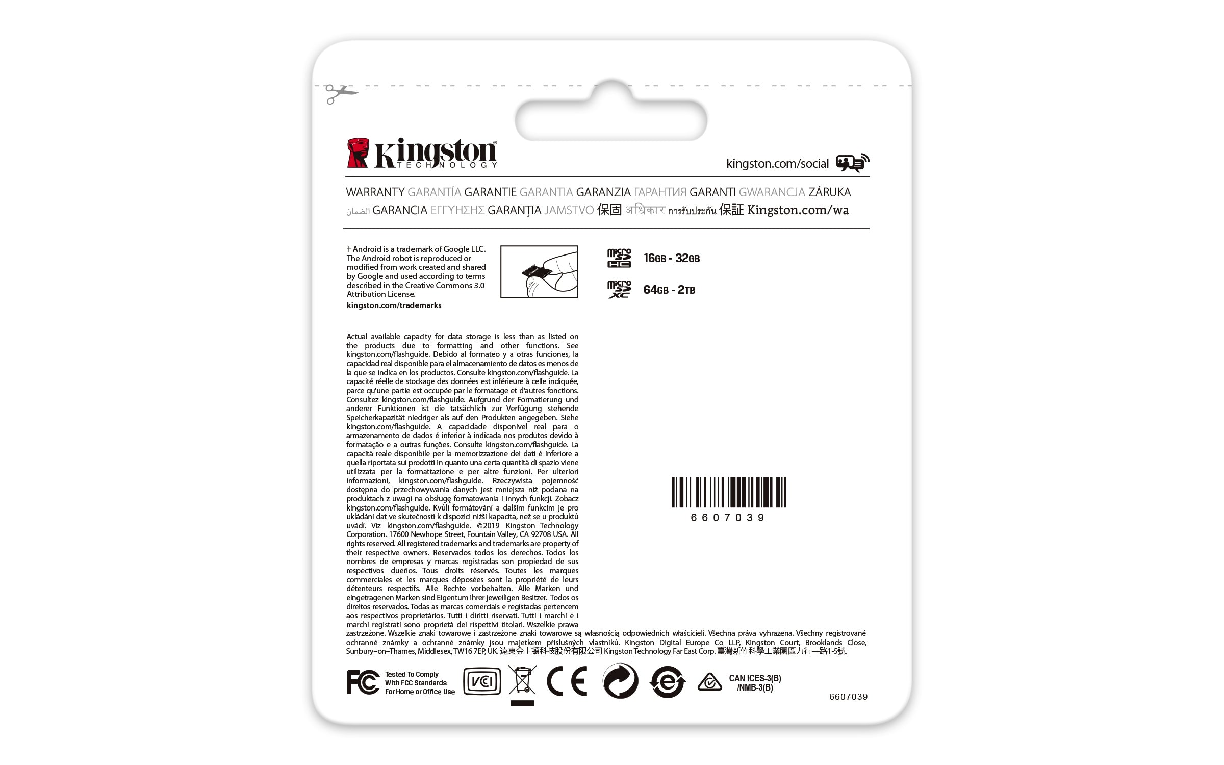 Micro Sd Kingston Technology Canvas Go! Plus Memoria Microsd 256Gb R.170Mb/S W.90Mb/S Cl10 Uhs-I U3 V30 A2