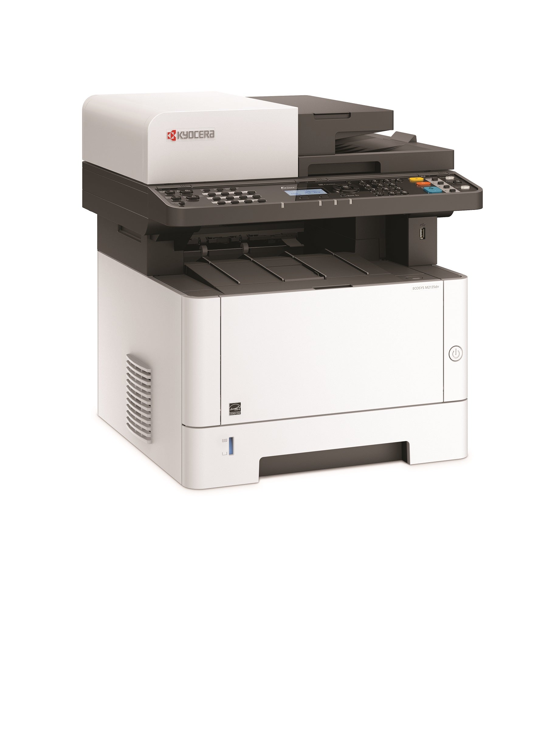 Multifuncional Monocromático Kyocera M2135Dn Ecosys Láser En A4 Carta/Oficio 37 Ppm. 1.200X1.200 Dpi. Cama Plana Oficio. Adf 50 Hojas. Duplex Estándar. Red