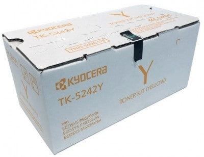 Toner Kyocera Tk-5242Y 3000 Páginas Amarillo Ecosys P5026Cdw