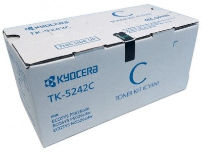 Toner Kyocera Tk-5242C 3000 Páginas Cian Ecosys P5026Cdw
