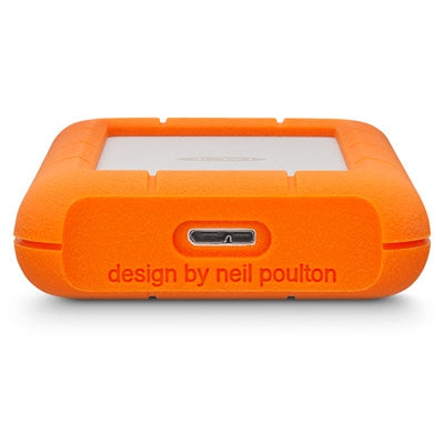 Dd Externo Lacie Rugged Mini 2Tb 2.5 Usb 3.0 Contragolpes, Agua Y Polvo Ip67 Naranja/Plata Windows/Mac