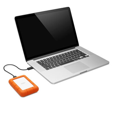 Dd Externo Lacie Rugged Mini 2Tb 2.5 Usb 3.0 Contragolpes, Agua Y Polvo Ip67 Naranja/Plata Windows/Mac