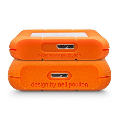 Dd Externo Lacie Rugged Mini 2Tb 2.5 Usb 3.0 Contragolpes, Agua Y Polvo Ip67 Naranja/Plata Windows/Mac