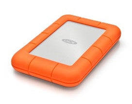 Dd Externo Lacie Rugged Mini 4Tb 2.5 Usb 3.0 Contragolpes, Agua Y Polvo Ip67 Naranja/Plata Windows/Mac