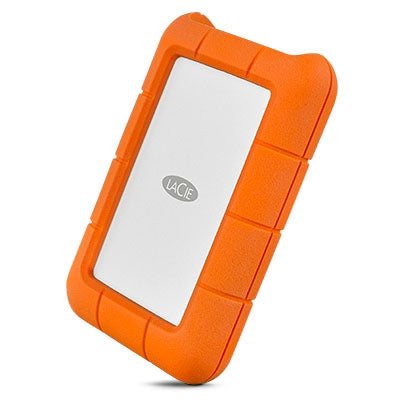 Dd Externo Lacie Rugged Usb-C 1Tb 2.5 Usb 3.1 Contragolpes, Agua Y Polvo Ip67 Naranja/Plata Windows/Mac