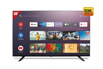 Pantalla Lanix X58 Smart Tv Televisión Pulgadas 4K Ultra Hd Android 11