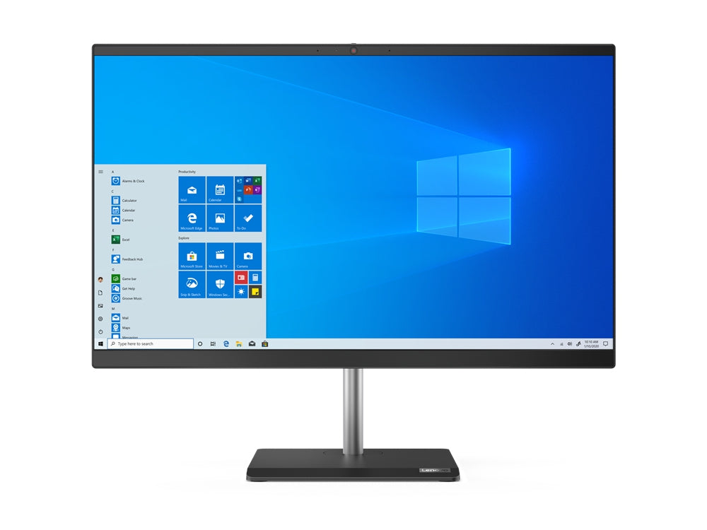 Lenovo Think / Aio V50A/ Core I5 10400T 2.0 Ghz / 8 Gb Ddr4 2666 / 256 Ssd M.2 / Graficos Integrados / 23.8 Fhd /Wifi + Bt / Color Negro/ Win 10 Pro / 1Yr En Sitio