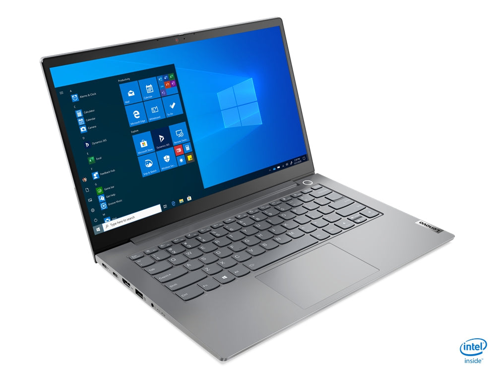 Laptop / Lenovo / Thinkbook 14 G2 Itl / Core I3-1115G4 4.1Ghz / 8Gb Soldered Ddr4-3200 / 256 Gb Ssd M.2 / 14 Fhd / Gris Mineral / Wifi+ Bt / Windows 11 Dg Windows 10 Pro / 1 Yr Depot