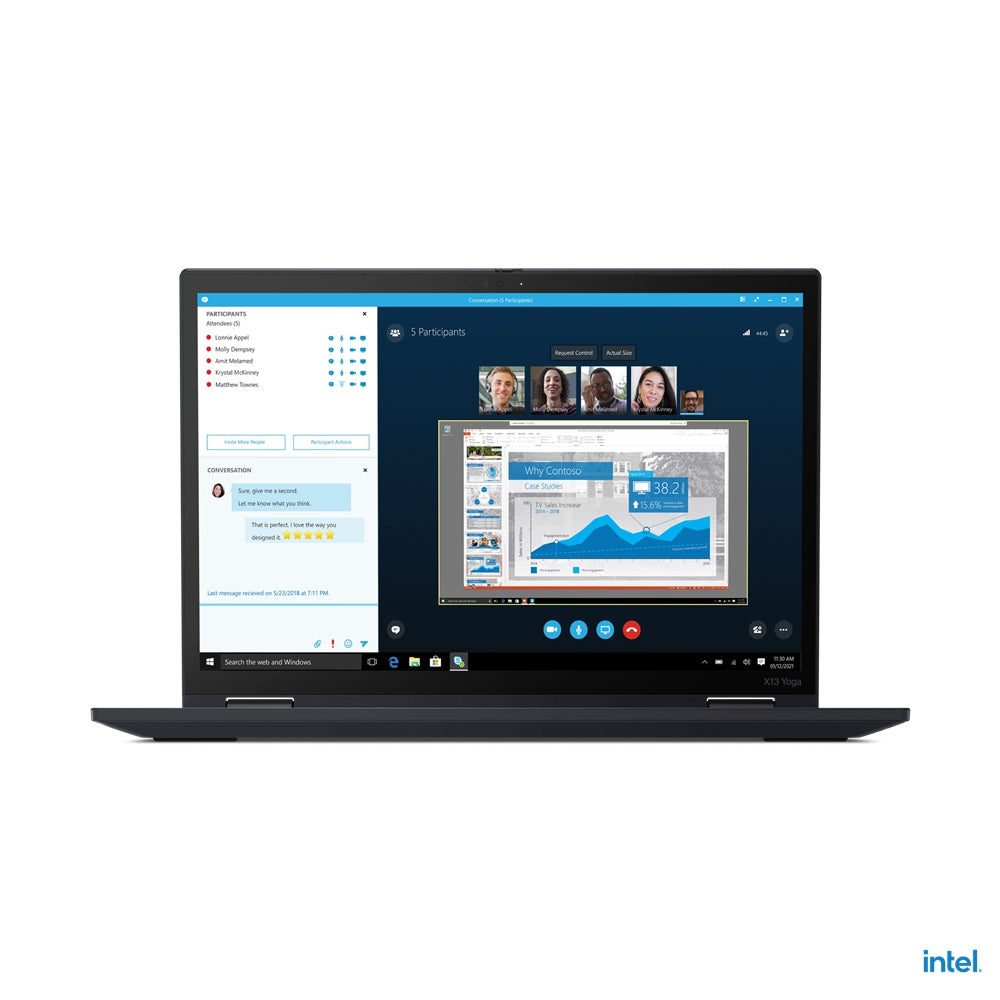 Laptop Lenovo Thinkpad X13 Yoga Gen2 Yoga-Touch 13.3 Pulgadas Intel Core I5 I5-1135G7 16 Gb Windows 10 Pro 256