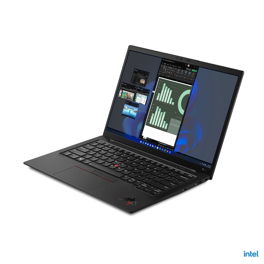 Laptop Lenovo Thinkpad / X1 Carbon Gen 10 / Core I5 1235U / 16Gb / 256Gb Ssd / Iris Xe / 14 Wuxga / Win 11 Dg 10 Pro / 3Y Premier Support