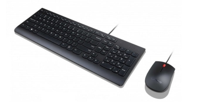 Combo De Teclado Y Mouse Con Cable Essential De Lenovo  4X30L79907