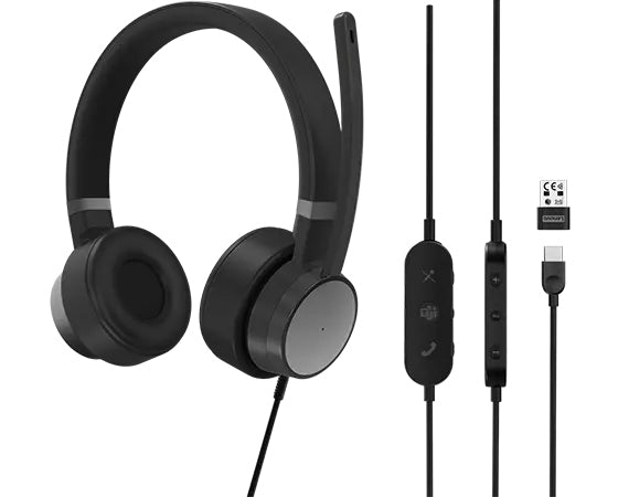 Audifonos Lenovo 4Xd1C99223 Headset Conectividad: Alámbrica Conexión: Usb-C Usb-A