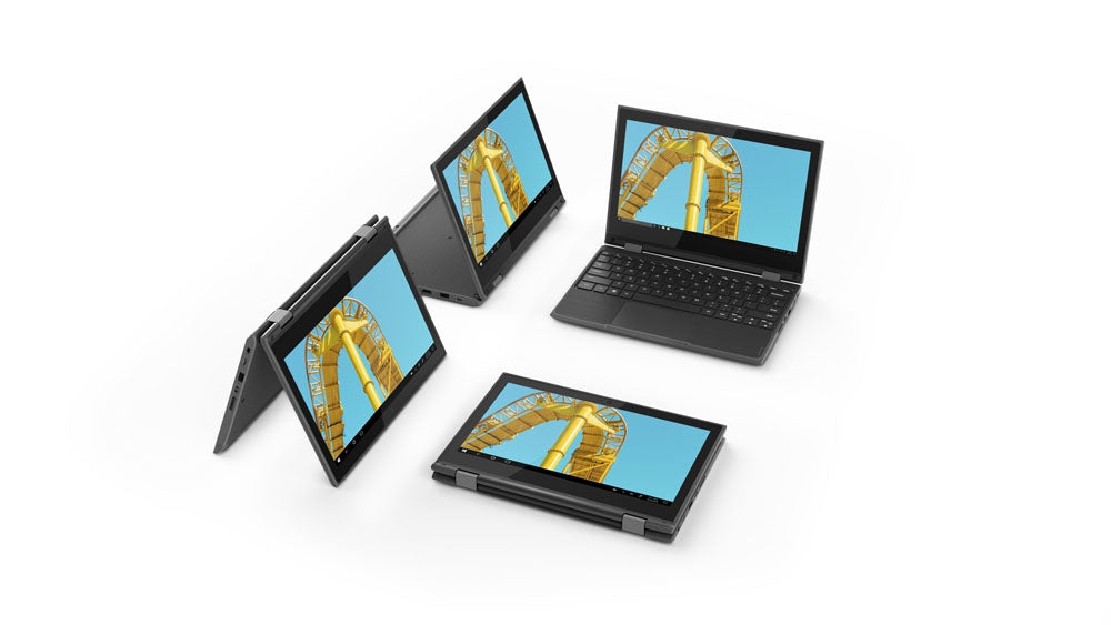 Lenovo Think /300E Win 2Da Gen / Intel Celeron N4120 1.1 Ghz / 4Gb Onboard Lpddr4 2400 / 64Gb Emmc 5.1 / 11.6 Hd / Touch- Multitactil 10 Pts+ Boligrafo/Negra / Win 10 Pro / 1 Yr En Cs