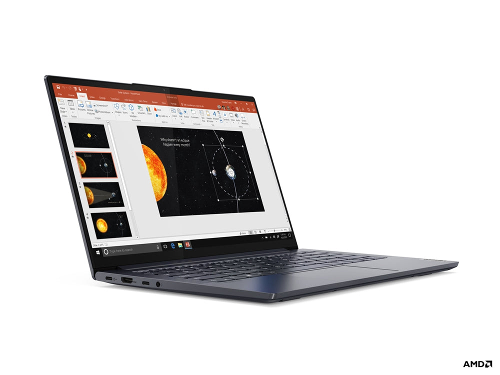 Lenovo Yoga Slim 7 14Are05/ Ryzen 5 4500U 2.3 Ghz/8Gb Lpddr4X-4266/256 Gb Ssd/14 Fhd/Wifi/Bt/Color Pizarra Gris /Win 10 Home/1 Año En Centro De Servicio