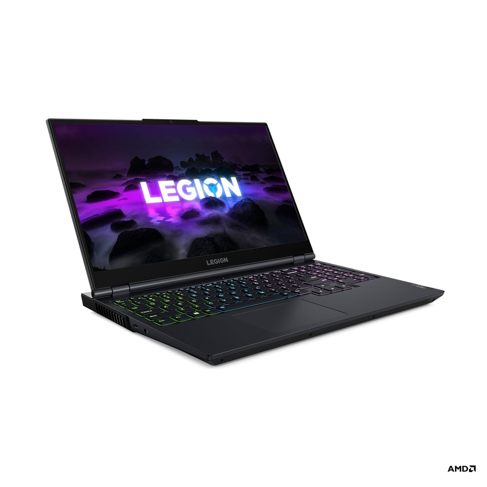 Lenovo Legion 5 15Ach6H/Ryzen 5 5600H 3.3 Ghz/16Gb(8Gb+8Gb Ddr4-3200)/ 512Gb Ssd/ Rtx 3060 6Gb/15.6 Fhd/Wifi/Bt/Color Phantom Blue Arriba,Shadow Black Abajo/Win 10 Home/1 Año En Centro De Servicio